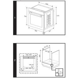 Духовка електрична Beko BBIE123001XD, пакування пошкоджене, товар цілий.